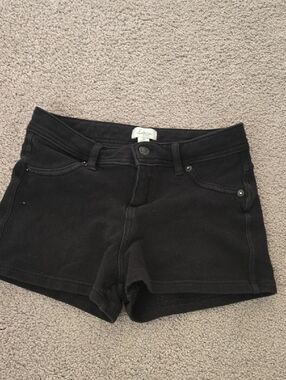 Cotton On Black Denim Mid-Rise Women's Shorts